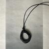 lento necklace_hole Lento Horn Pendant Necklace LISSE