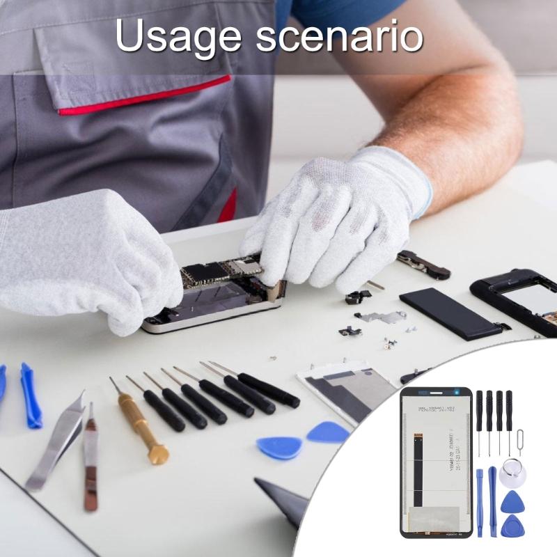 Komplette LCD-Bildschirm- und Digitizer-Einheit mit Reparaturwerkzeug für das Mobiltelefon BV5100 (Ersatzteil: LCD-Digitizer)