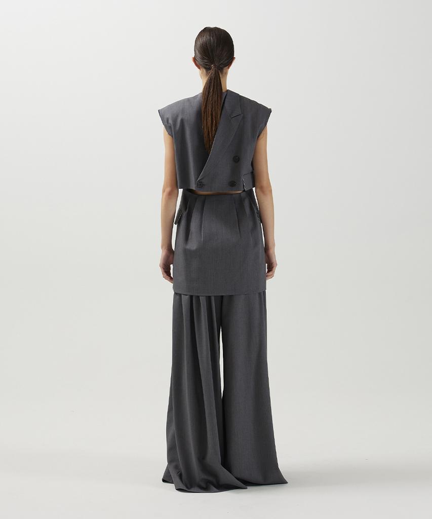Meuameu Back Slit Vest
