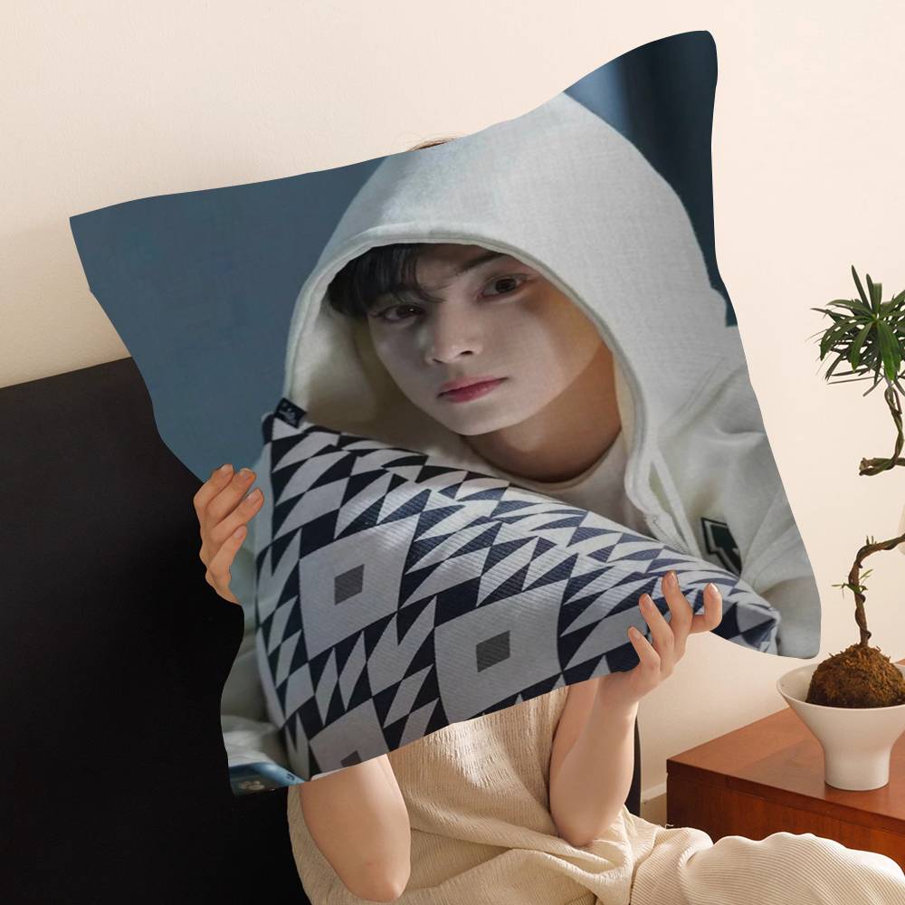 Singer C-Cha EunWooS Cushion Cover Decorative Pillow Sofa Home Decor Case Pillow Cases