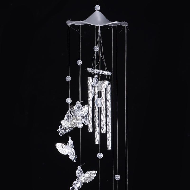 Wind Chimes Yard Gift Good Luck Guardian Angel Metal Bell Hanging Nice Sound