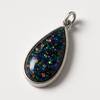 AA++ Certified 16 Ct Natural Black Opal 925 Silver Pendant Jewelry For You