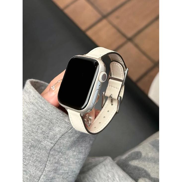 

New Fashionable retro soft leather band For Apple Watch women 44mm 40 45 41 49 42 38 Series 11 10 9 8 SE 7 6 5 4 3 Strap S10 S11 46MM