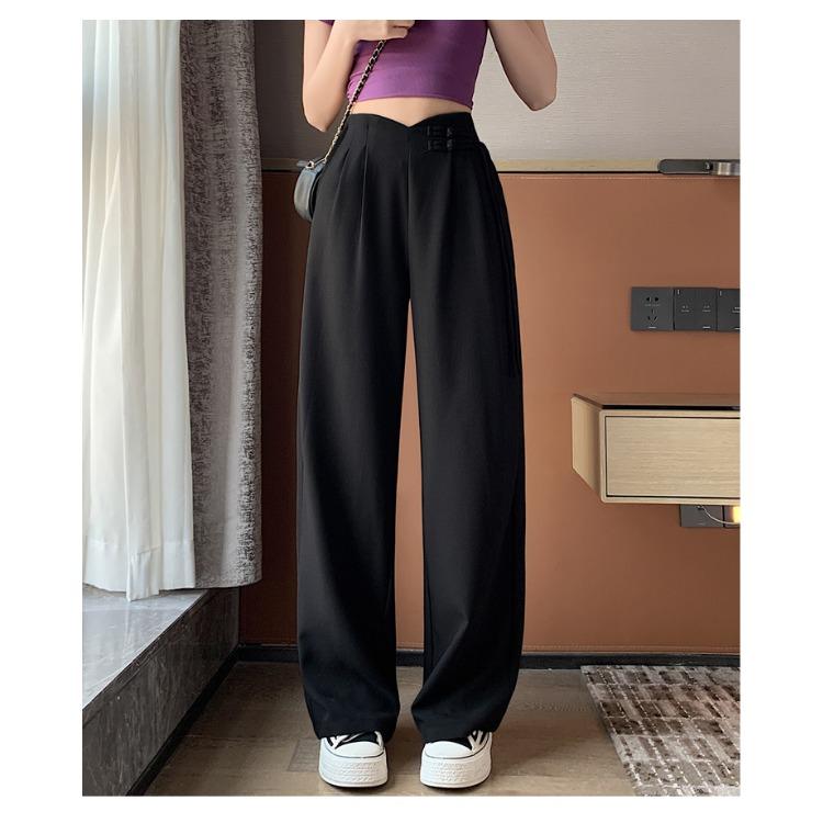 Pantalones anchos de lino elegantes y cómodos para mujer, de cintura alta y perfectos para el verano