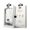 Karl Lagerfeld Klhcp14Llkcnsk Iphone 14 Pro 6.1 Transparent Hardcase Liquid Glitter Choupette