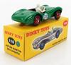 DINKY TOYS scale Aston Martin DB3S Green ASTON MARTIN DB3S Reproduction Diecast Model Car 110 1/43