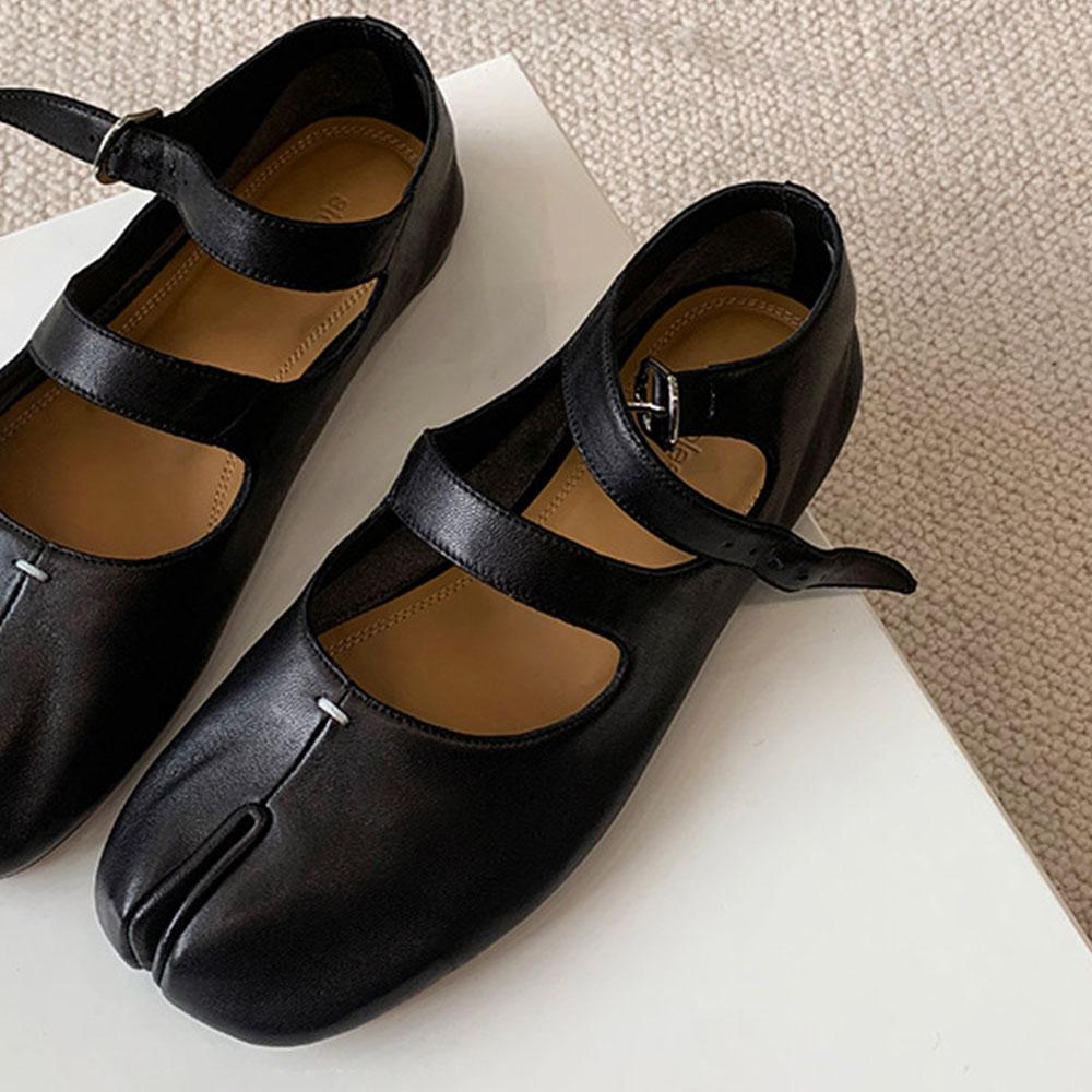 Pantofi sport Tabi pentru femei, cu vârf despicat, lați, confortabili, ușori, casual