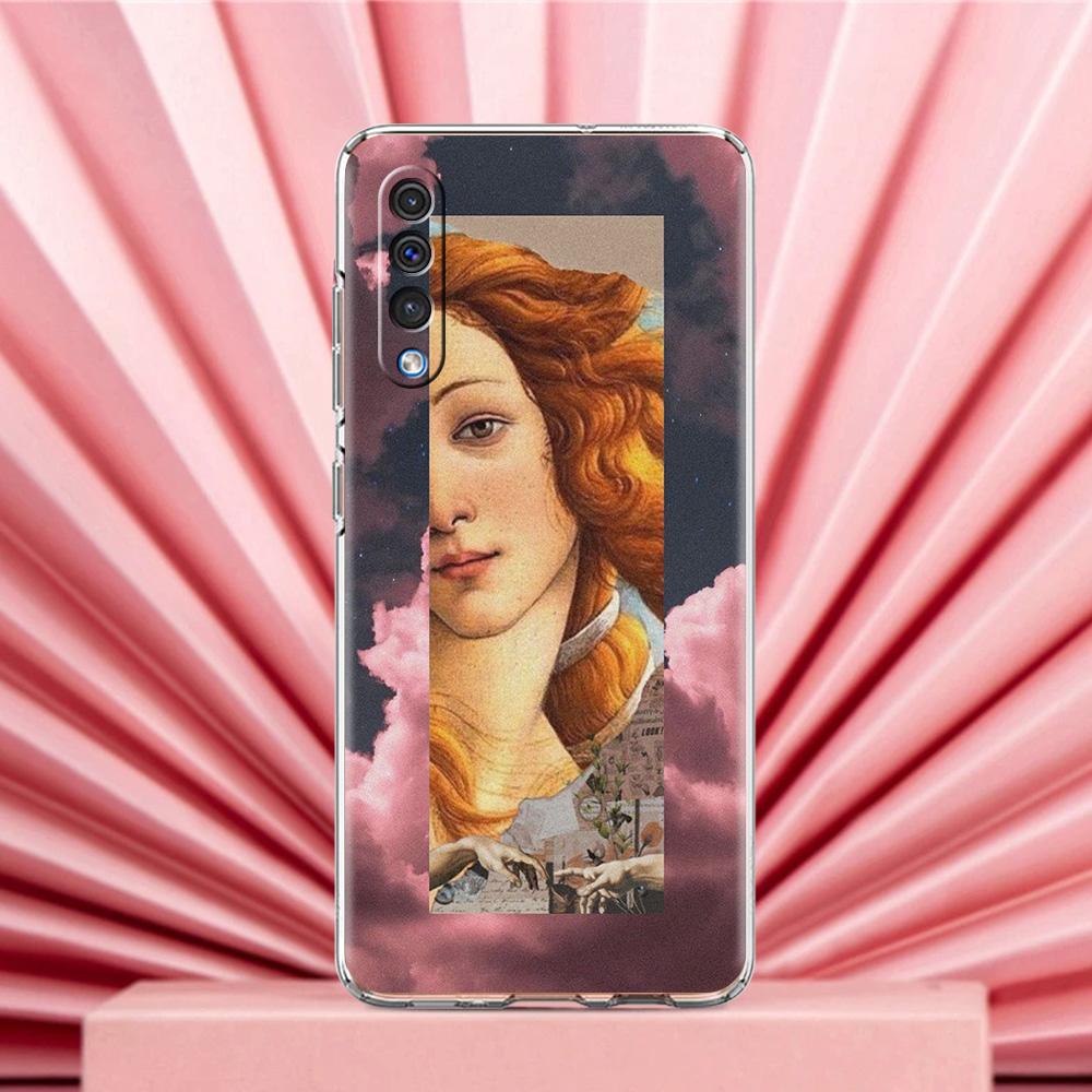Phone Case For Samsung A56 A36 A26 A24 A16 A14 A12 A32 A50 A70 A22 A40 A34 A54 A42 A52 5G A06 Cover ART aesthetic collage Venus