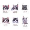 Trendy Cats Pattern Patches Personality Clothes Heat Transfer Appliques for Creative Craft Projects