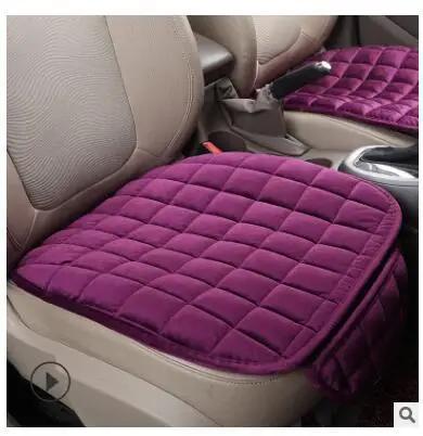 Autostoelkussen zonder rugleuning, Driesets, Geen bevestiging, Antislip Dik Zitkussen, Warm Enkel Stuk Autostoelhoes