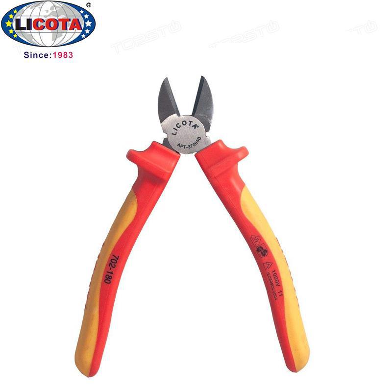 LICOTA VDE Insulated Angled Cutting Pliers APT-3700/B - USA Edition