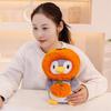Adorable Cartoon Penguin Plush Toy - Persimmon Apple Design, Perfect Children's Gift