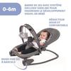 Transat CHICCO Hoopla Moongrey - Bébé - Avec arche jouet - Gris - 78x11 cm - Evolutif - Mixte