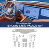 Für Chery EXEED VX 2025 Automobil Innenraum Getriebeschaltung Luftdüsen Panel GPS Navigationsbildschirm TPU Schutzfolie Kratzfest