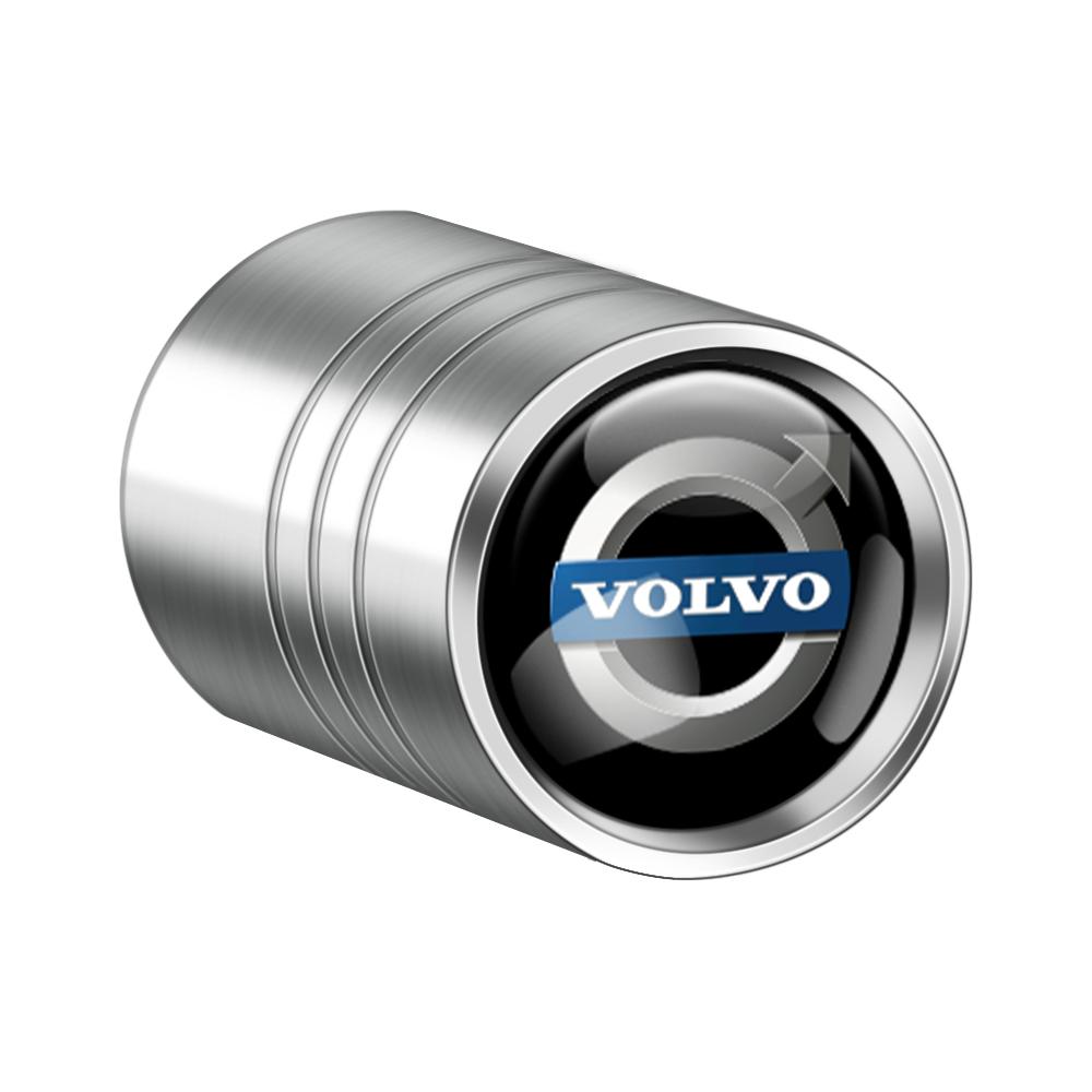 Voor Volvo R Design S80L XC60 XC90 S40 Accessoires Metaallegering Auto Wiel Banden Ventielen Bandensteel Luchtventieldoppen Luchtdichte Afdekking