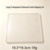 Reusable Food-Grade Silicone Sealing Lid: Heat-Preserving, Microwave-Safe, Transparent Film for Kitchens