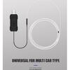 1/2/3/4/5M Auto-Innenraum RGB LED Lichtleiste Umgebungsneon Unsichtbares Licht USB Glasfaser Atmosphärenlampe unterstützt APP-Steuerung