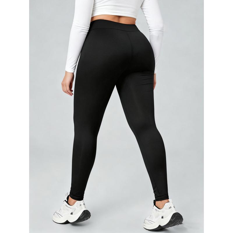 Damen Übergröße Slim Fit Leggings Freizeithose Hüftbetonende Hose Skinny Hose