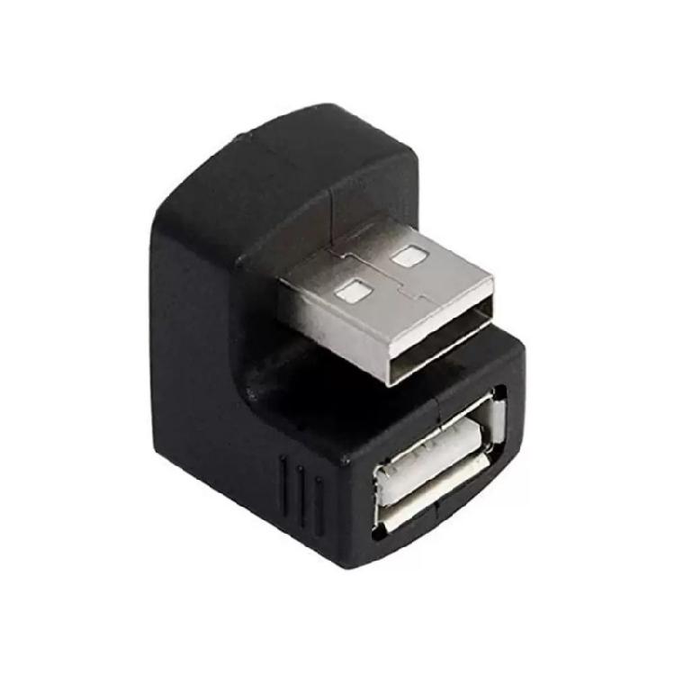 USB 2.0 Male Female Adapter 480mbps Highly speed Data Transmission Durability ABS Metal Construction Space Saving