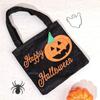 Trick or Treat Halloween Non-Woven Bag Pumpkin Candy Storage Bucket Funny   Festival