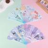 Cute Cartoon Anime Sanrio Kuromi My Melody Cinnamoroll Seven Fold Fan Portable Summer Folding Fan Gifts For Children Students