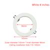 Led Downlight Spotlight Brackets Light Stand Adapters Lamp Shade Rings Hole Enlarge White Outer Frames Cut Out Remedial Circles