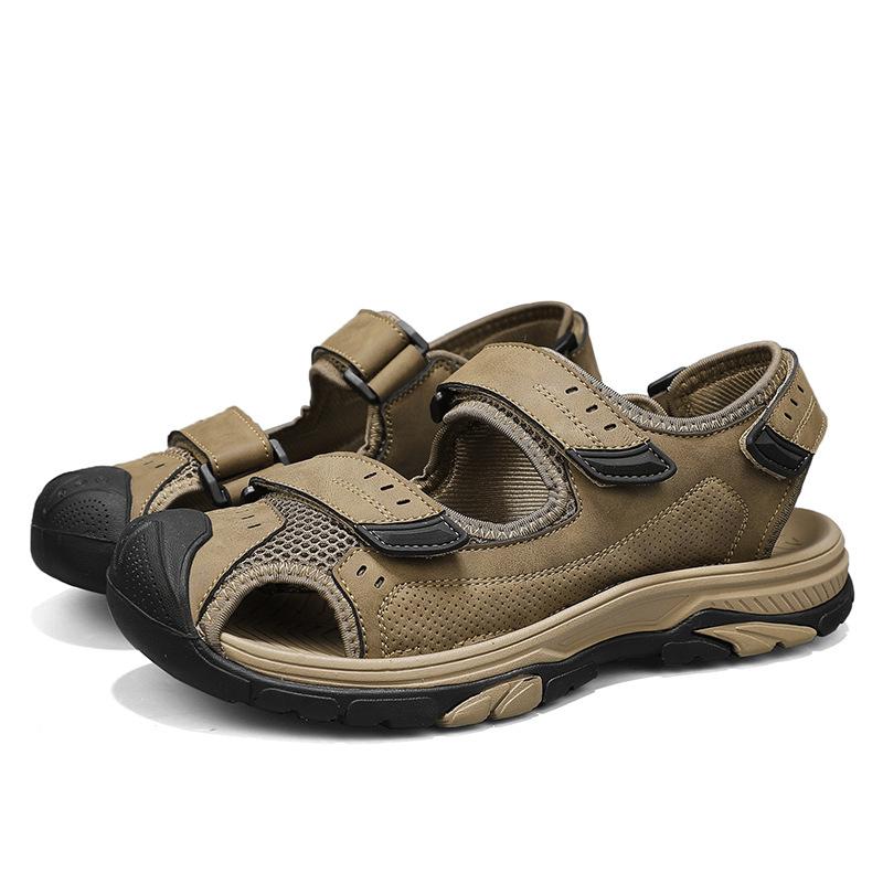 Summer new men's sandals fashion Velcro non-slip shoes outdoor breathable foreign trade river walking shoes men