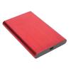 2.5 Inch SATA HDD Enclosure Type C 10Gbps High Speed Portable Hard Drive Case with LED Indicator Red  (Not Inclube Hard