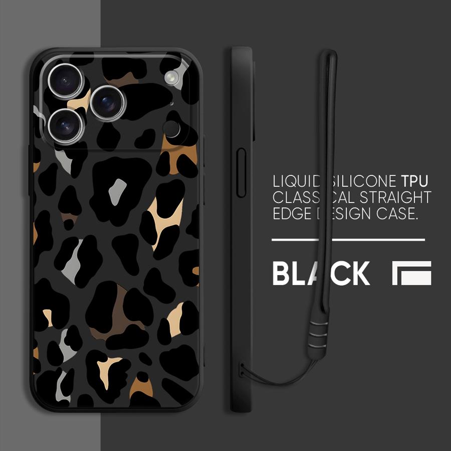 Phone Cover Case for Apple iPhone 17 Pro Max 12 Plus 16 11 XS XR 7 8 Air 15 13 Mini Leopard Art
