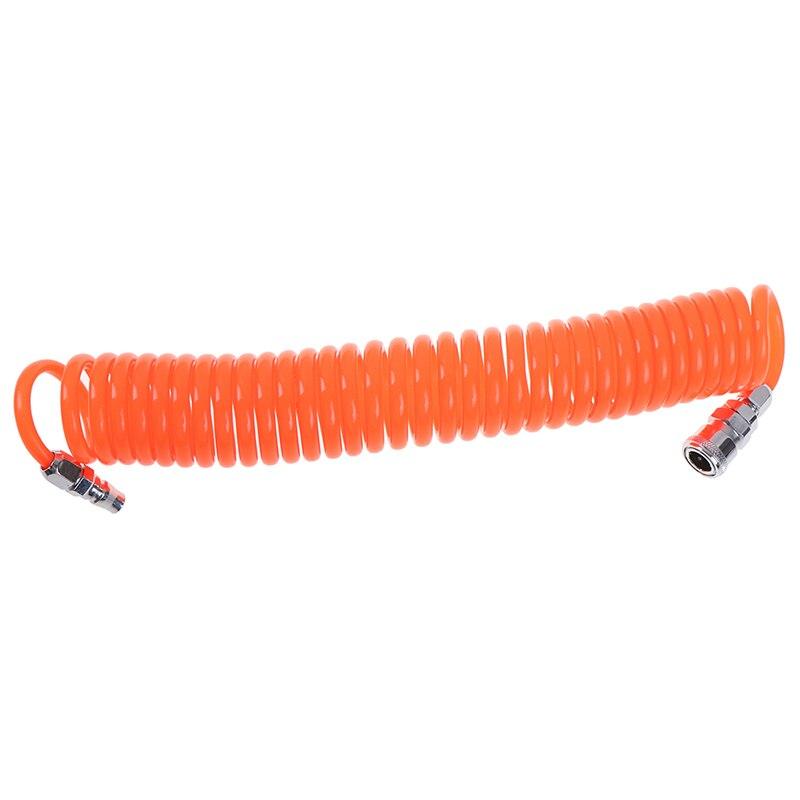 3M 6M Spring Pipe OD 8mm x ID 5mm Flexible PU Recoil Hose Tube for Compressor Air Tool Collocation Fittings
