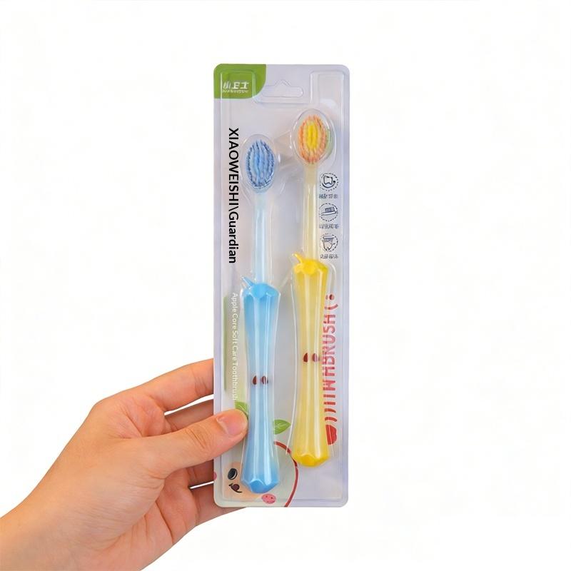 Gentle Soft Bristle Adult Toothbrush 2 Pack for Teeth Whitening Effective Oral Care for Sensitive Gums
