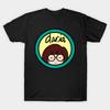 Men Black Print T-shirt Daria Logo No-Cut Transfer Paper Print Cotton Tshirt