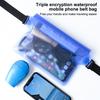 Borsa Impermeabile Porta Documenti Carte di Credito Chiavi Cellulare Custodia Subacquea Marsupio Fanny Nuoto Spiaggia Custodia Borsa Asciutta