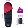 Vidaxl Mummy Sleeping Bag, For Adults, For 3 Seasons