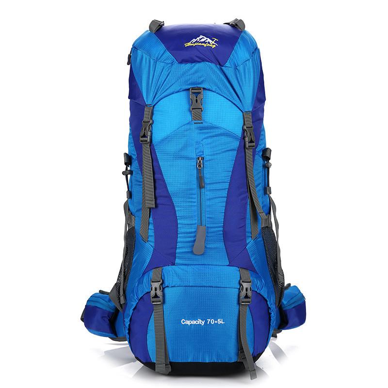 Outdoor Trekking Backpack With Air Cushion Straps For Hiking And Travel Unisex