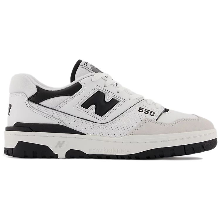 New Balance 550 Sea Salt Black Unisex Sneakers White BB550LM1