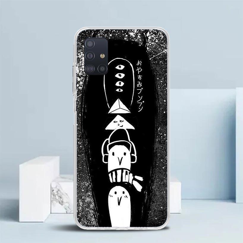 Oyasumi Punpun Soft Cover for Samsung Galaxy A12 A22 A32 A52 A72 A02S Phone Case Note 20 Ultra 10 S10 Plus A51 A71 A50S A20S A10
