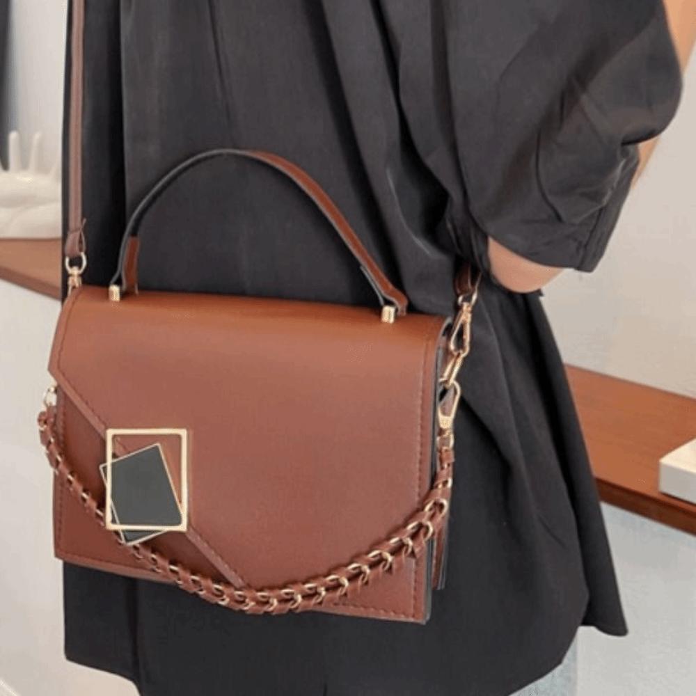 Simple Single Shoulder Bag Korean Style Small Square Bag Trendy Woman's Crossbody Bag  Party