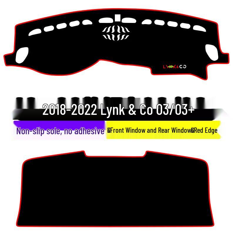Lynk & Co 01 Car Interior Sunshade Pad - Center Console Dashboard Heat Insulation for 2023 Models