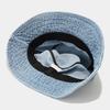 ins big eaves denim bucket hat women's spring and summer face covering sun hat outdoor sunscreen sunshade basin hat