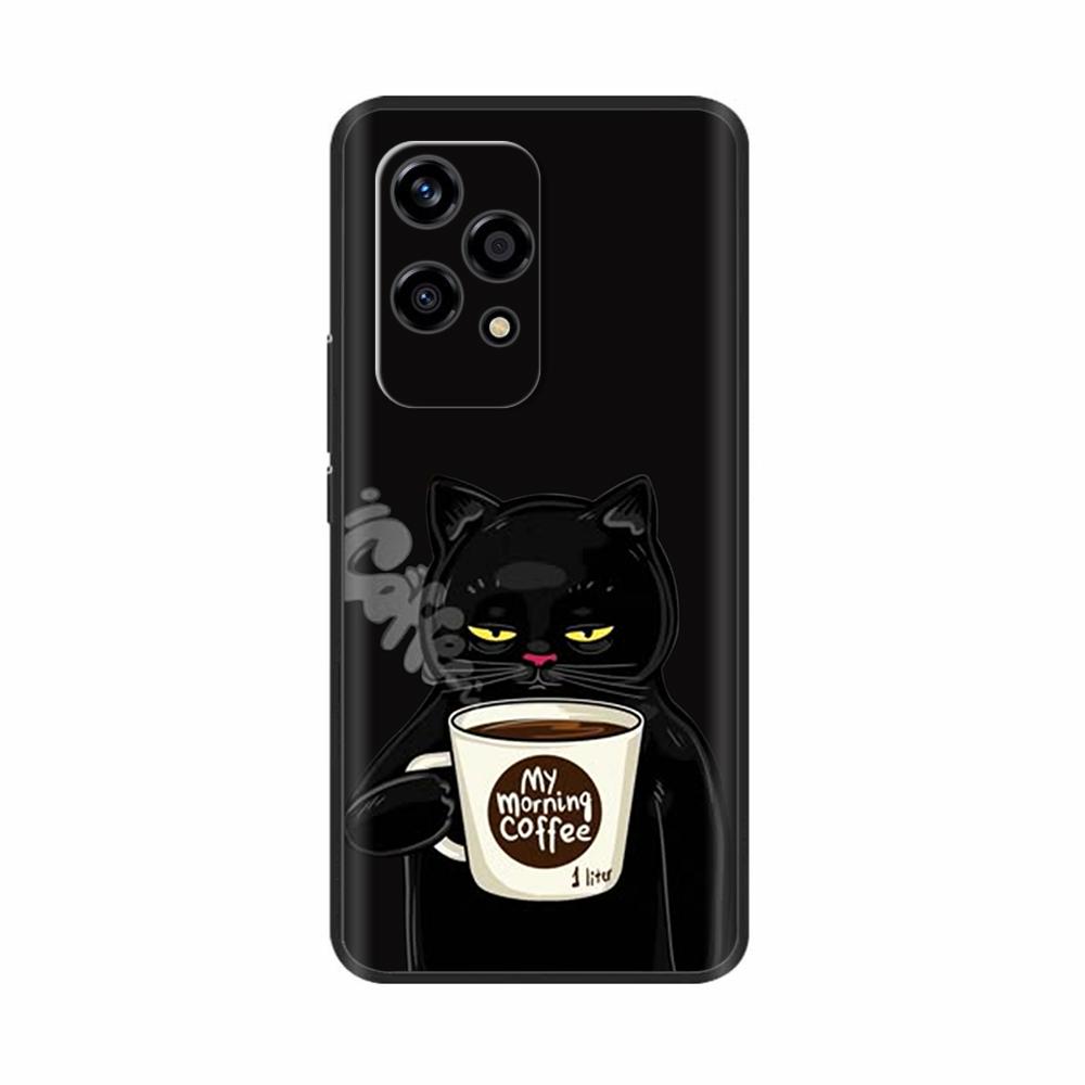 For Honor 200 Lite Case Cute Panda Flower Painted Soft Silicone Phone Cover For Honor 200 Lite 5G Cases For Honor 200Lite Covers