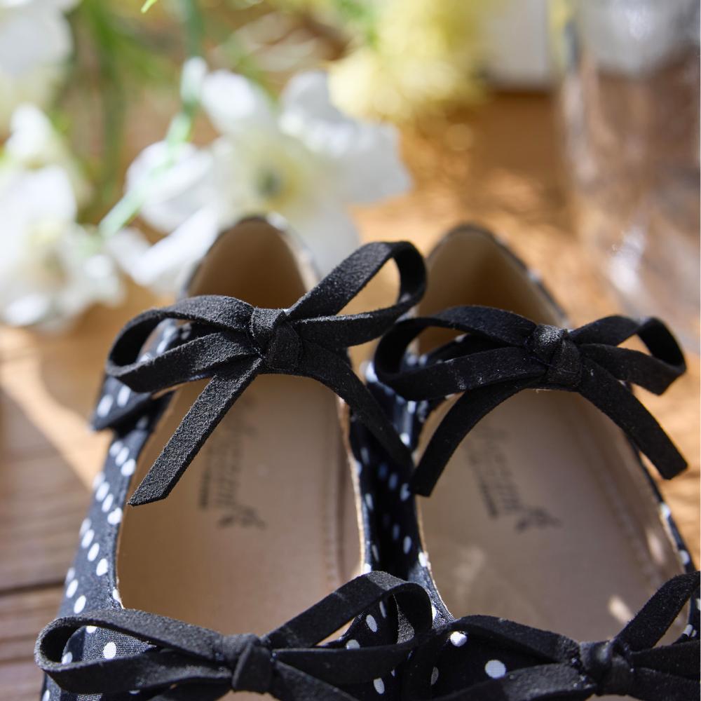[Babyzzam] Girls' Lisa Flat Black [Y984-10000]
