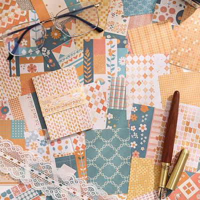 50 Sheets of Emotion Writing Decoration Base, Handmade Notebook, Retro Note Paper, Non Stick Material Paper