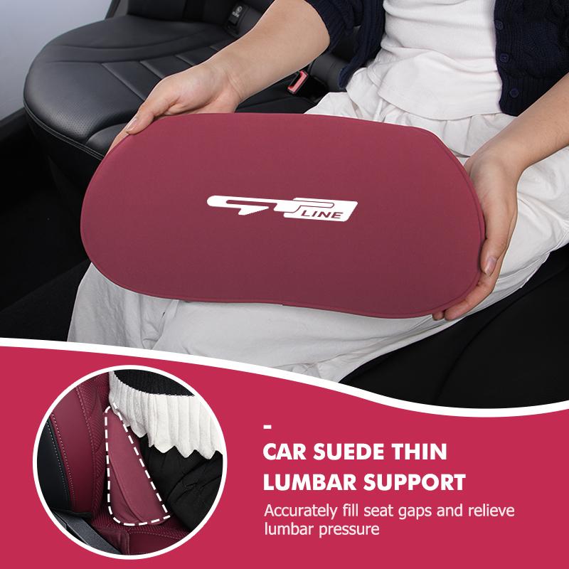 Car Seat Backrest Waist Lumbar Memory Foam Support Cushion For KIA K5 K2 Optima Soul Spectra Niro Cadenza Sephia Carens