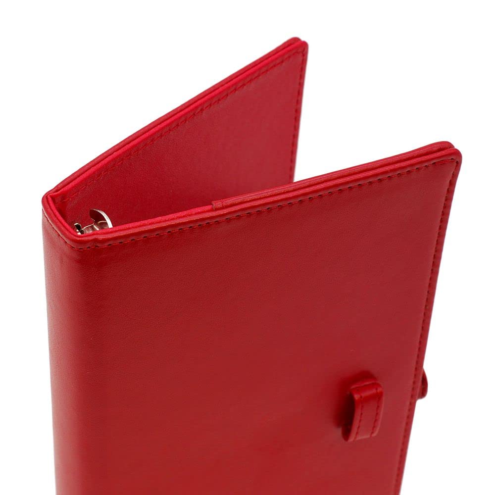 Gulfstream Systembibel PU-ring Diameter 15mm Anteckningsbok, Storlek, Läder, [Orange] GPU-6BB-03