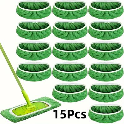 Reusable Ultra-fine Fiber Mop Pad, Suitable for Household Mops - Dry and Wet Mop Cloths for Household Cleaning - Washable Wet Pad for Mopping Floors