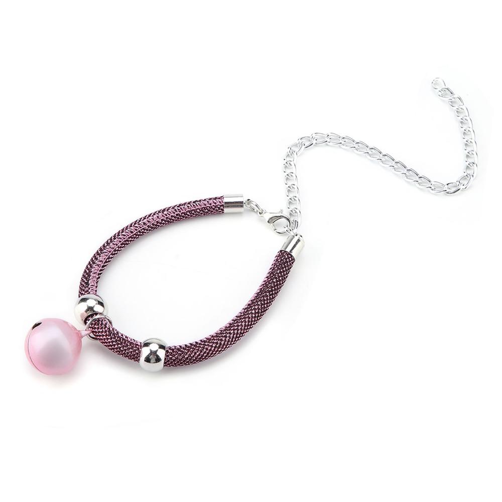 Adjustable 20-38cm Length Pet Necklace W/ Extension Chain Nylon Pets Collar for Pets