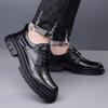 Fashion Lace-Up Oxfords Footwear for Male Wedding Party Office Business Casual Shoe Men Stylish Men's Shoes Formal Leather Shoes for Men