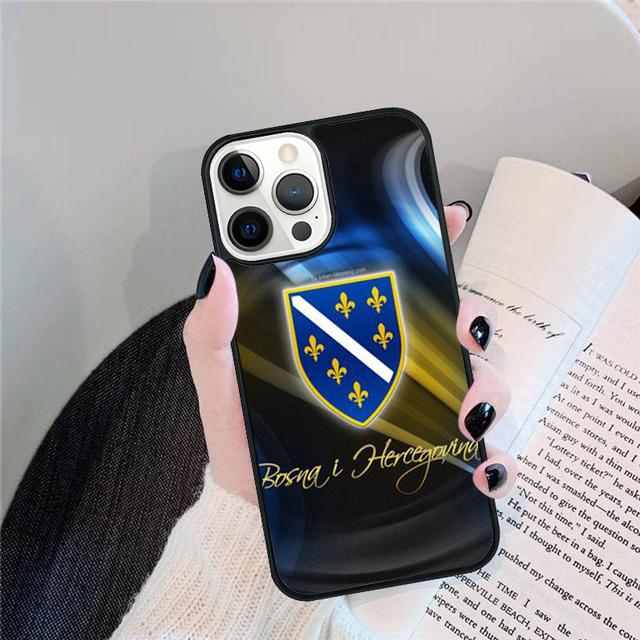 Bosnia and Herzegovina Flag Phone Case Cover For iPhone 17 Air 15 16 14 11 13 Pro Max 12 Plus Max Cover Coque