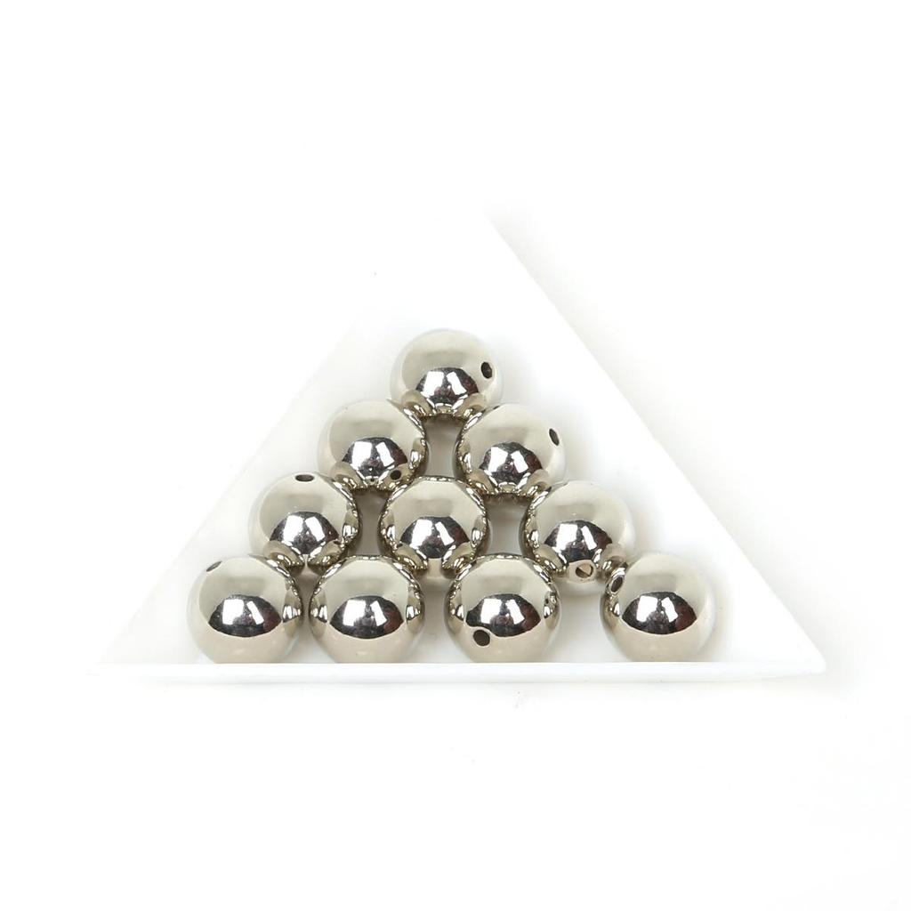 4/6/8/10/12mm Plating Color Plastic Round Beads For Jewelry Making DIY Bracelet Necklace Earring